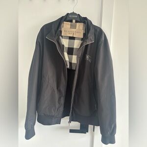 Burberry Black Bomber Jacket